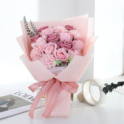 Eternal Rose Soap Flower Gift for Mother's Day and Birthdays