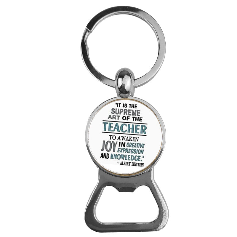 Ornaments Time Gemstone Bottle Opener Keychain