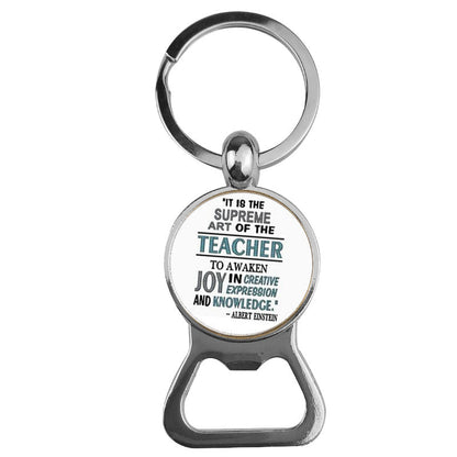 Ornaments Time Gemstone Bottle Opener Keychain