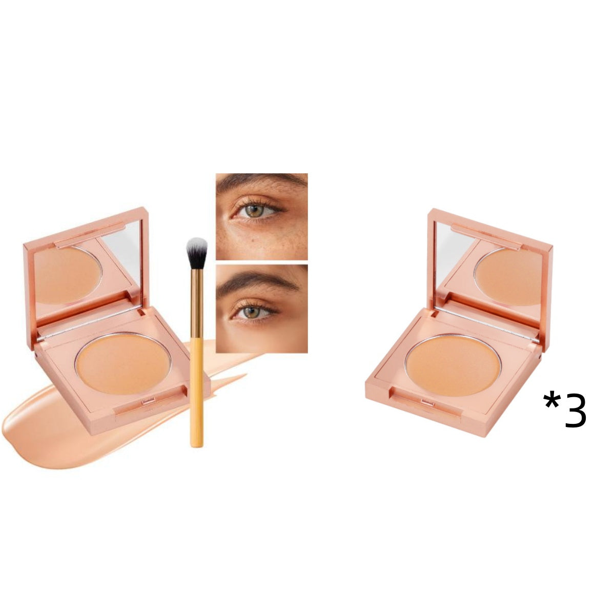 Fundus Creamy Concealer Cover Eye Bags And Dark Circle Natural Cover Skin Blemishes