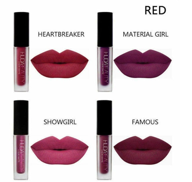 4-Piece Mini Lip Glaze Set - Vitamin-Enriched Shiny Lip Gloss Collection for Daily Wear