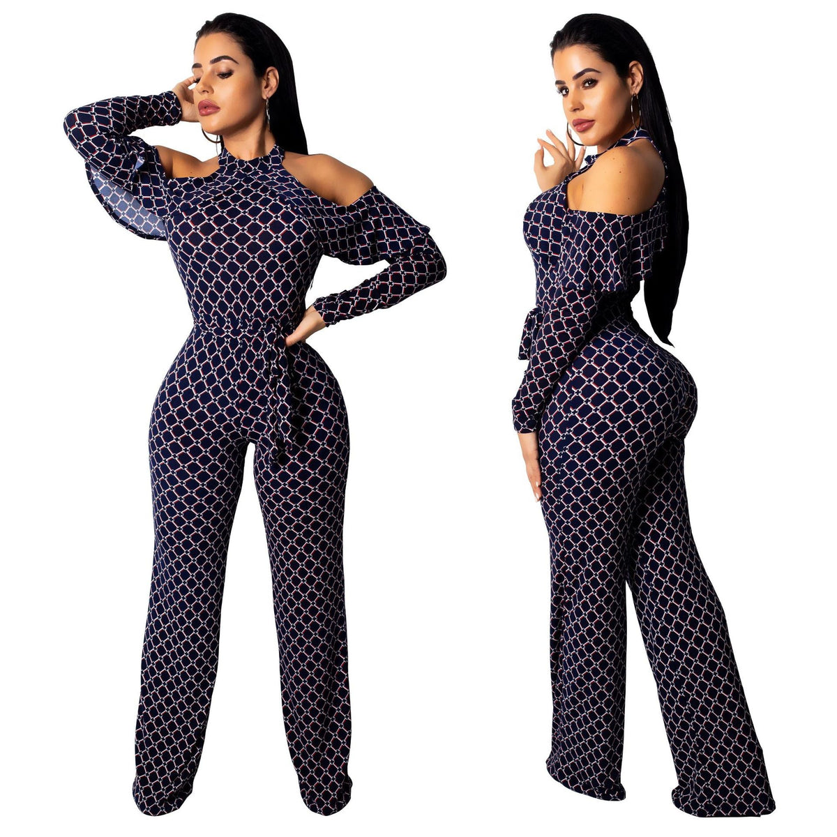 Digital Printed Women's Jumpsuit