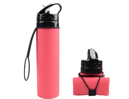 Silicone Sports Water Bottle for Outdoor Activities