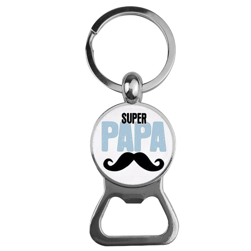 Ornaments Time Gemstone Bottle Opener Keychain