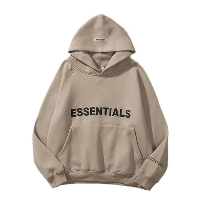 Essentials Hoodie Women and Men Reflective Letters