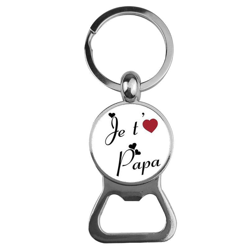Ornaments Time Gemstone Bottle Opener Keychain