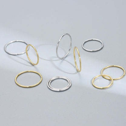 S925 Sterling Silver Coil Ring