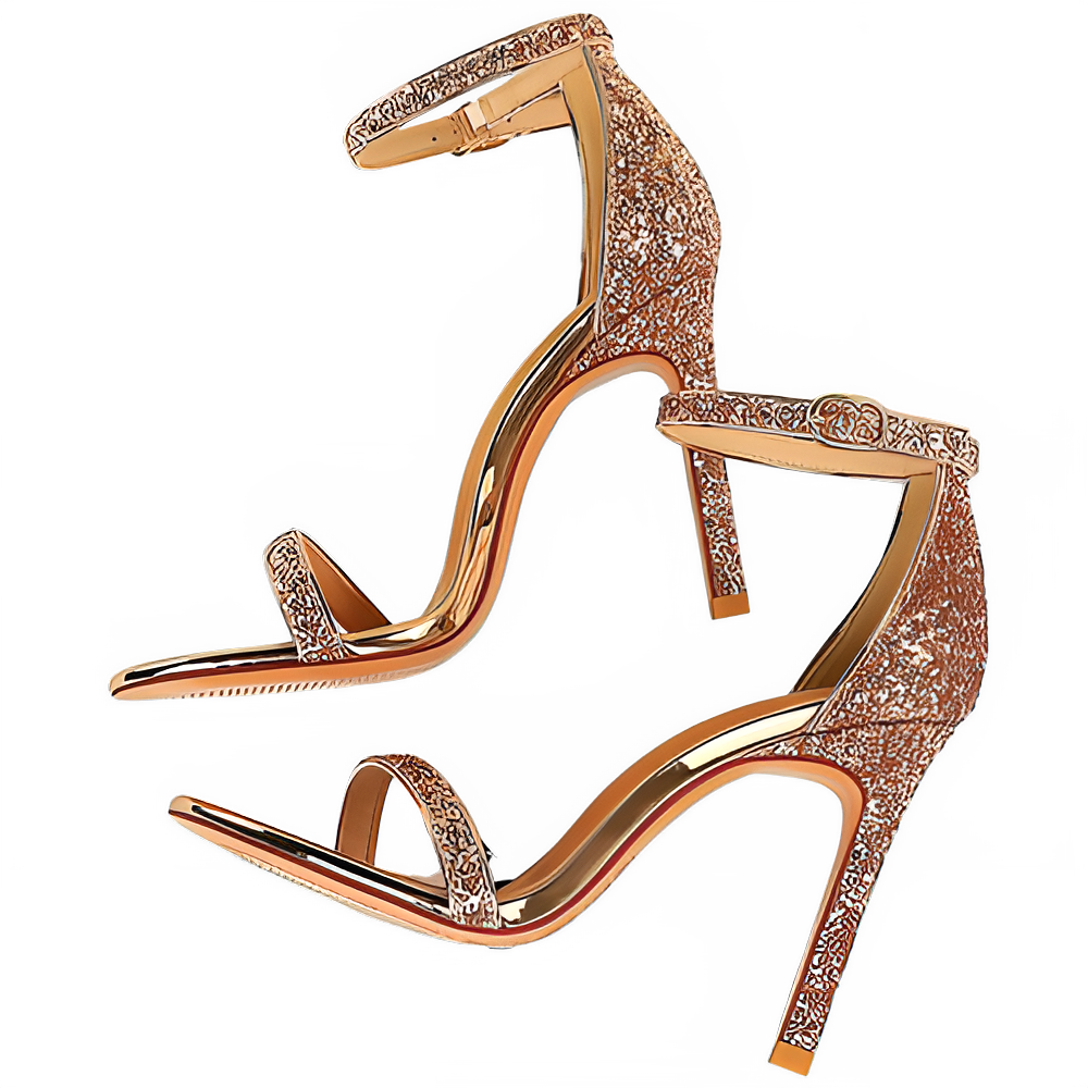 BIGTREE Shoes Sexy High Heels Women Pumps Sparkle Sequins Stiletto Heels 10 Cm Party Shoes Women Heels Summer Women Sandals New