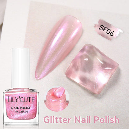 Quick-dry Metallic Mirror Nail Polish, No Baking Required
