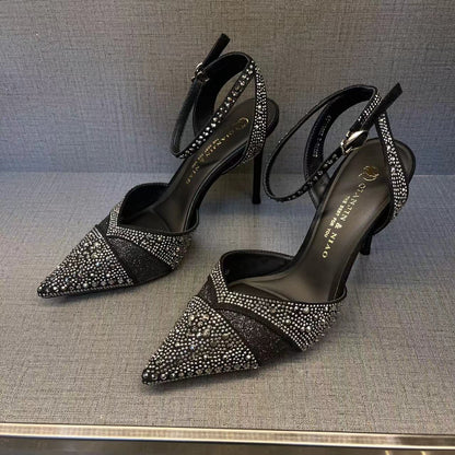 Elegant Hollow Stiletto Heels