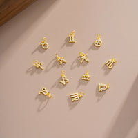 S925 Silver 12 Zodiac Sign Pendant