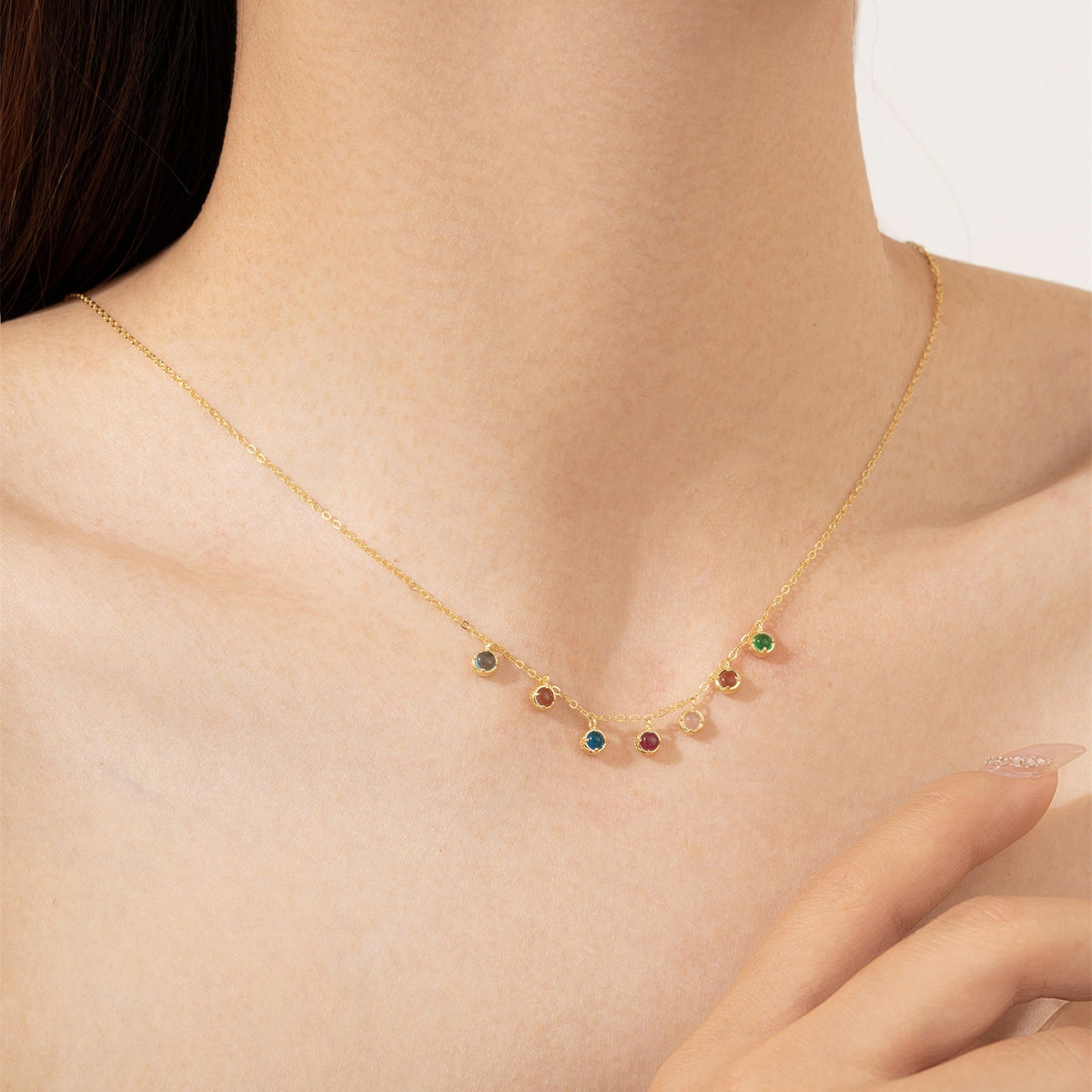 S925 Sterling Silver Necklace Women's Diamond
