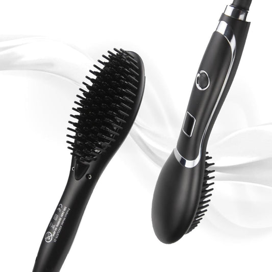 Electric Hair Straightener Comb and Brush Iron