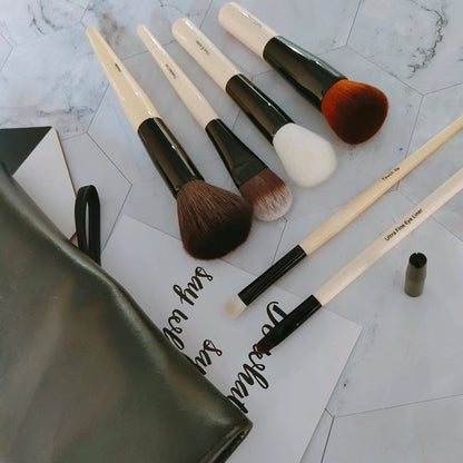 Makeup Brush Set with Pouch and Tools
