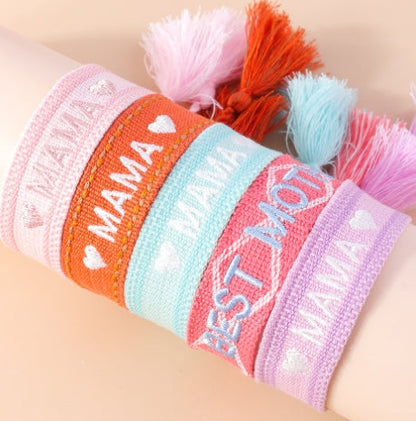 Mother's Day Woven Bracelet Commemorative Gift Strap