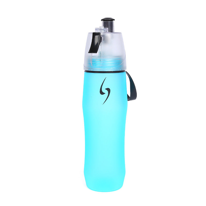 Plastic Spray Sports Water Bottle for Students
