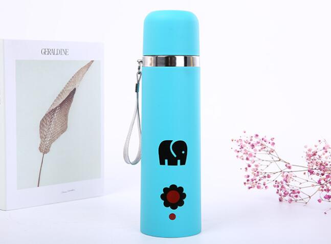 Vacuum Insulated Stainless Steel Cartoon Water Bottle