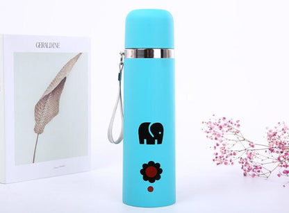 Vacuum Insulated Stainless Steel Cartoon Water Bottle