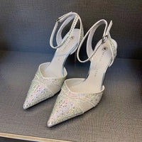 Elegant Hollow Stiletto Heels