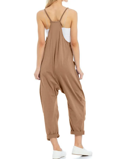 Women's Pocket Knit Jumpsuit