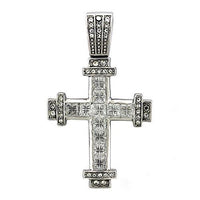 LOAS1326  925 Sterling Silver Pendant with AAA Grade CZ in