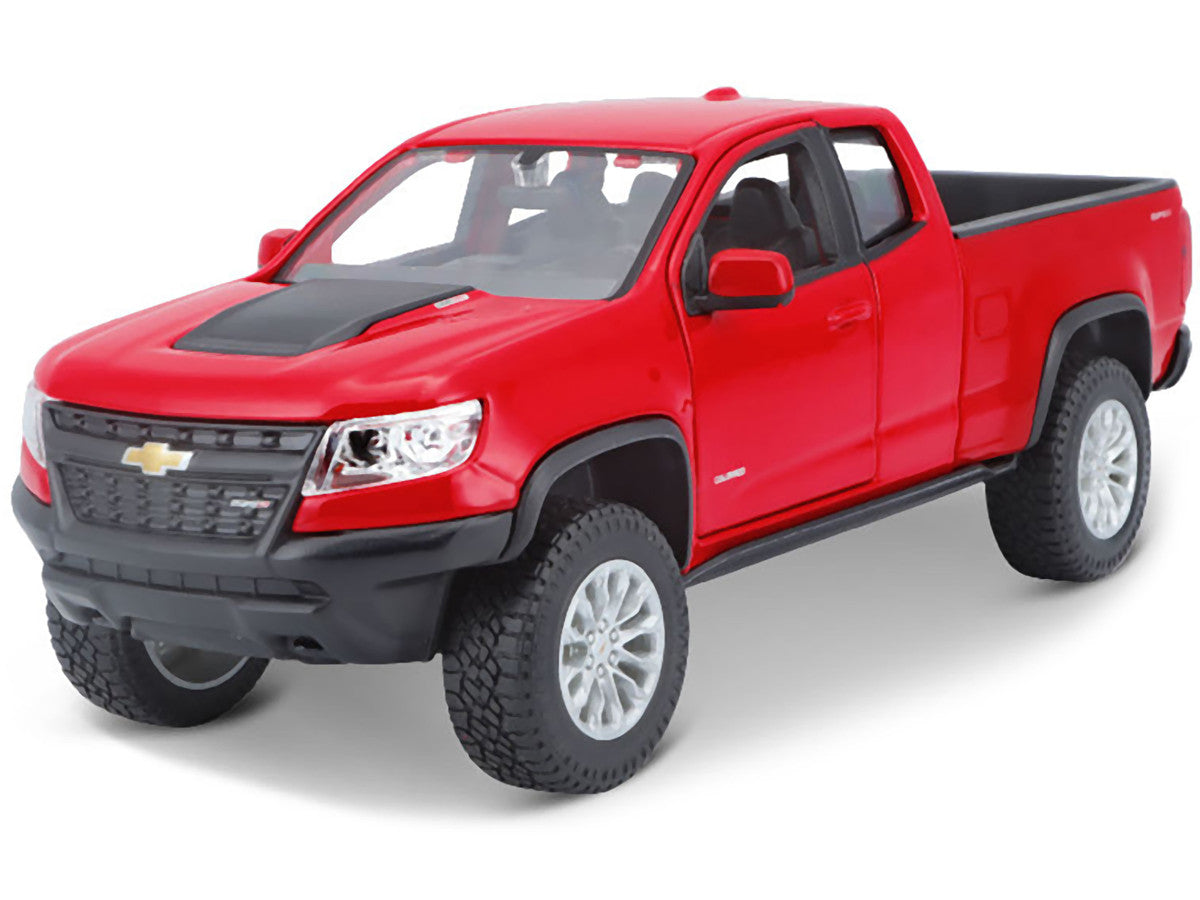 2017 Chevrolet Colorado ZR2 Pickup Truck Red 1/27 Diecast Model Car by Maisto