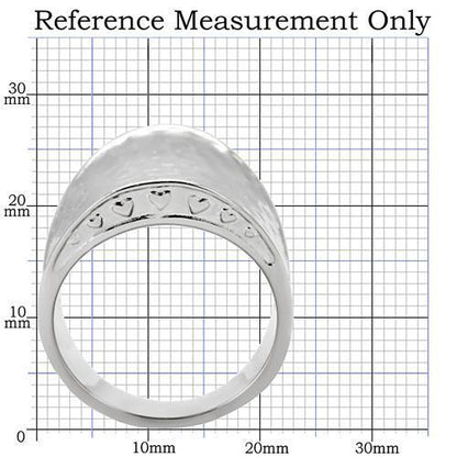 TK140 - High polished (no plating) Stainless Steel Ring with No Stone