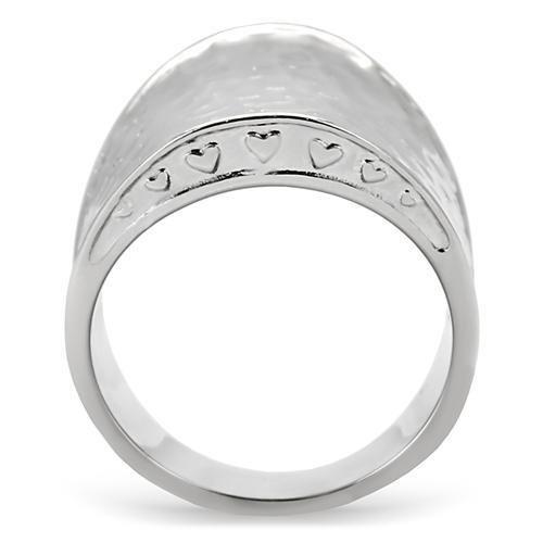 TK140 - High polished (no plating) Stainless Steel Ring with No Stone