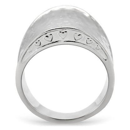 TK140 - High polished (no plating) Stainless Steel Ring with No Stone